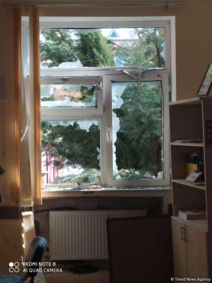 Ermənilər Tərtəri atəşə tutdu, orta məktəb dağıldı