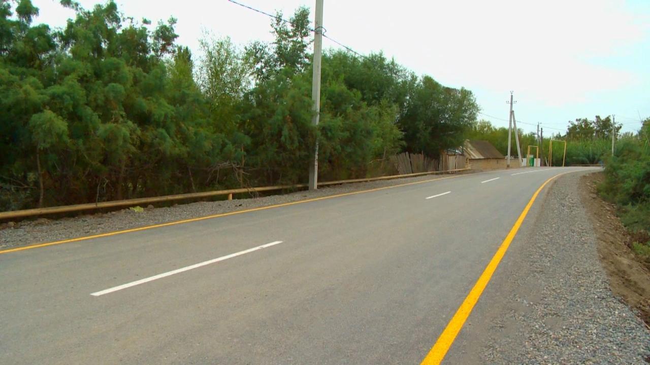 В Зардабе реконструировали автодорогу