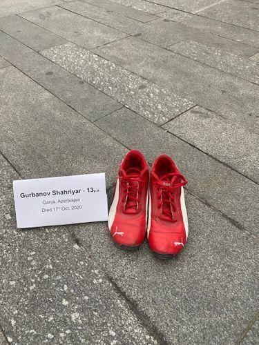 В Праге проведена акция в знак протеста против армянского теракта в Гяндже