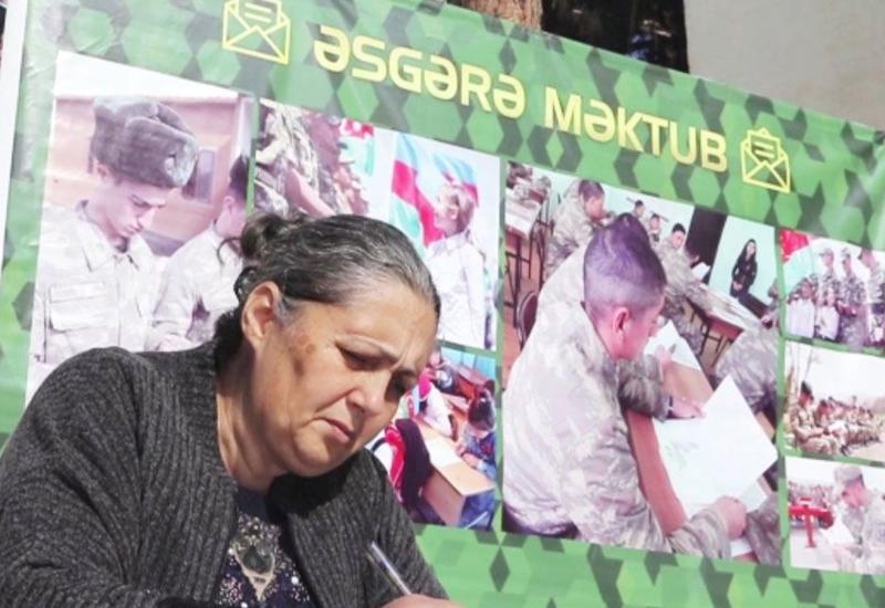 “Əsgərə Məktub Online” layihəsi fəaliyyət göstərir