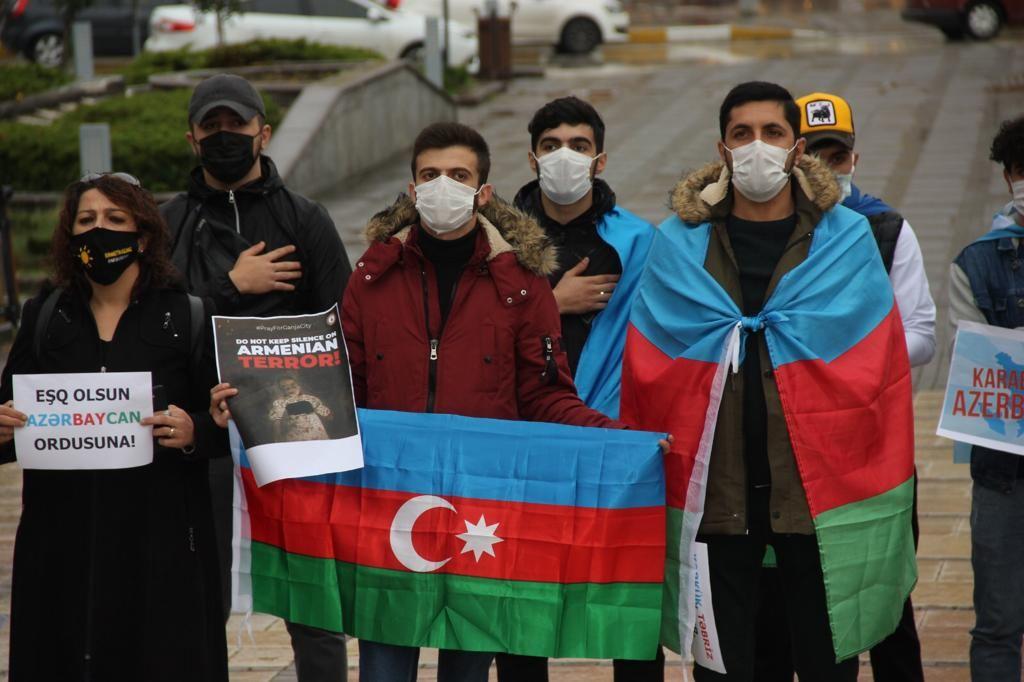 Kastamonu Universitetində təhsil alan azərbaycanlı gənclərdən Azərbaycan dəstək