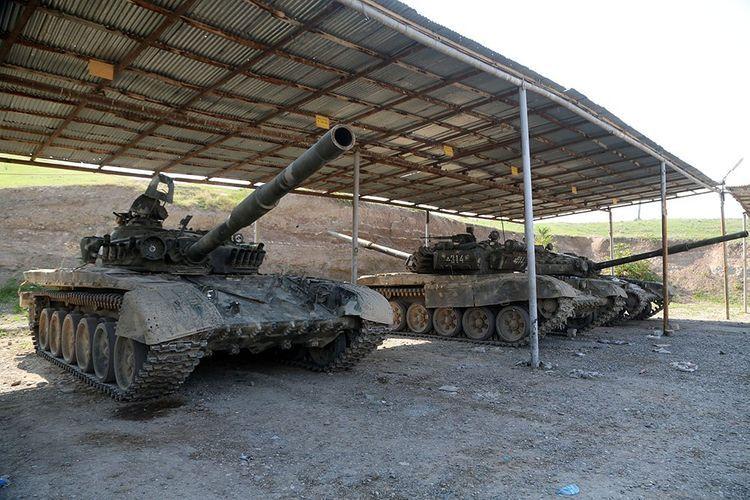 Армянская военная техника, оставленная противником на поле боя