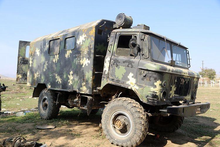 Армянская военная техника, оставленная противником на поле боя