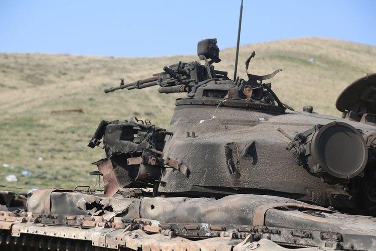 Армянская военная техника, оставленная противником на поле боя