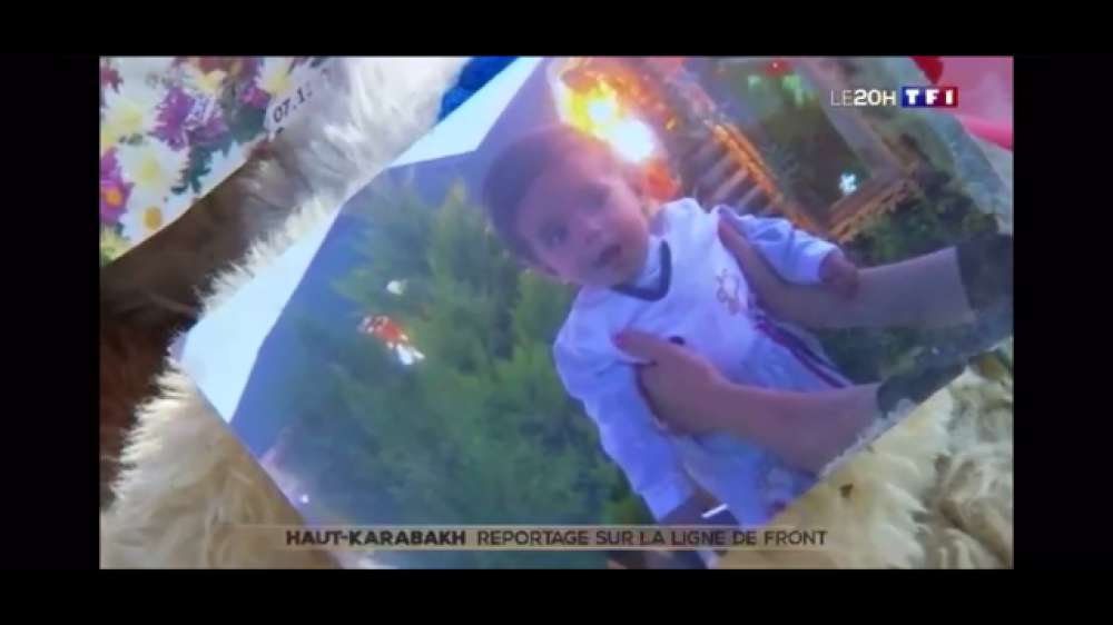 Fransanın TF1 televiziya kanalı cəbhə xəttindən reportaj yayımlayıb
