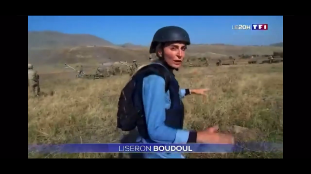 Fransanın TF1 televiziya kanalı cəbhə xəttindən reportaj yayımlayıb