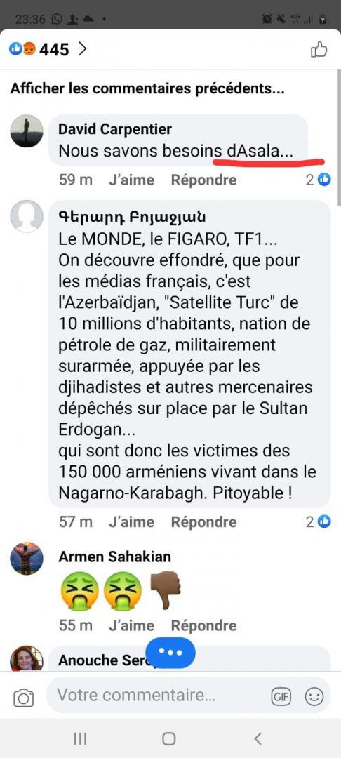 Армяне угрожают убийством французскому тележурналисту