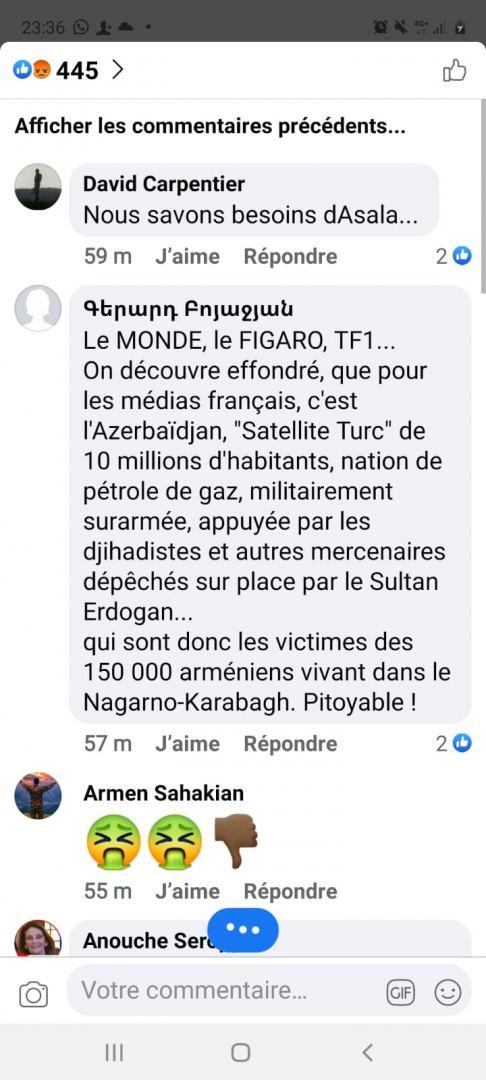 Армяне угрожают убийством французскому тележурналисту