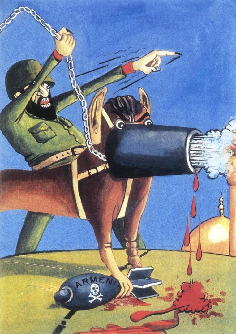 Уродливое лицо армянского фашизма в карикатурах
