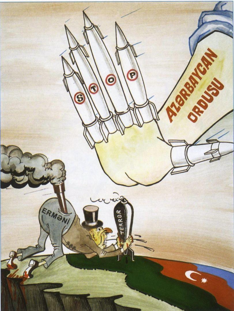 Уродливое лицо армянского фашизма в карикатурах
