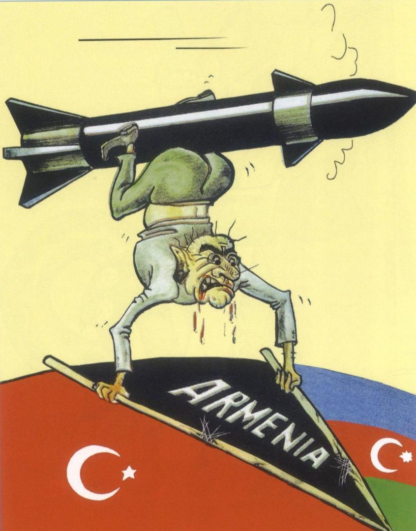 Уродливое лицо армянского фашизма в карикатурах