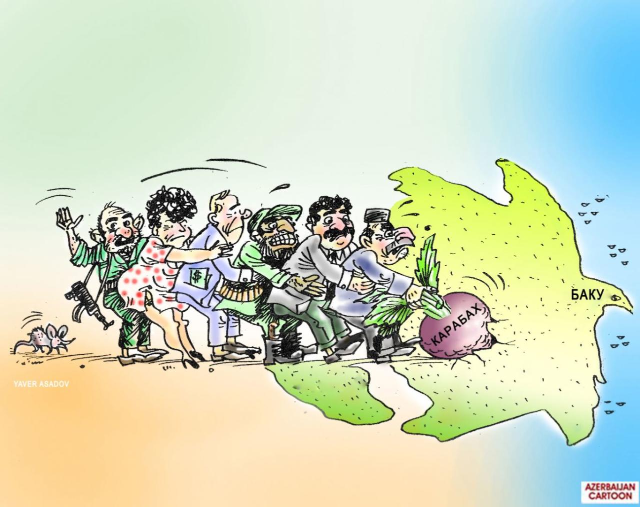 Уродливое лицо армянского фашизма в карикатурах