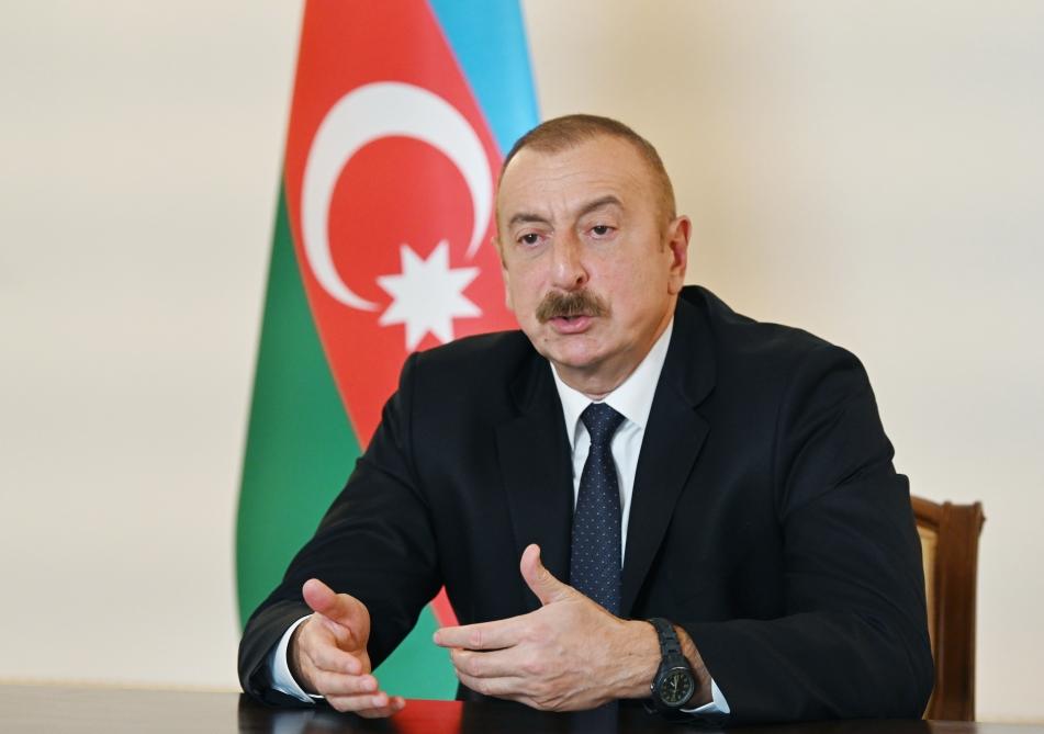 Президент Ильхам Алиев дал интервью французской газете "Фигаро"