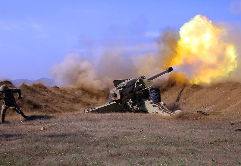 Вот как азербайджанская армия уничтожает военную технику и живую силу армян