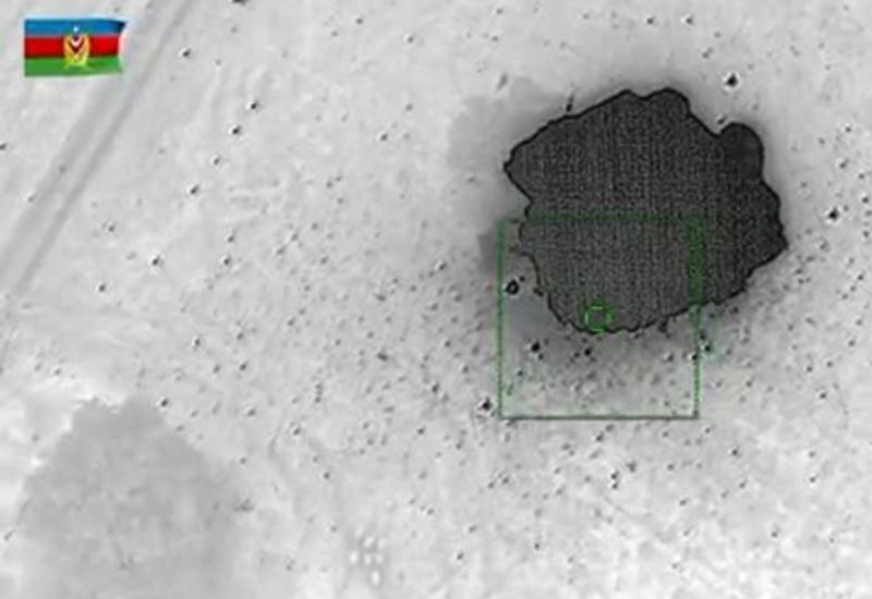 Уничтоженная ночью военная техника ВС Армении