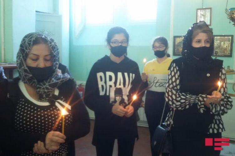 В Гяндже прощаются с погибшим в результате армянского террора 13-летним Артуром Маяковым