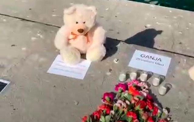 В Калифорнии прошла акция против армянского теракта в Гяндже