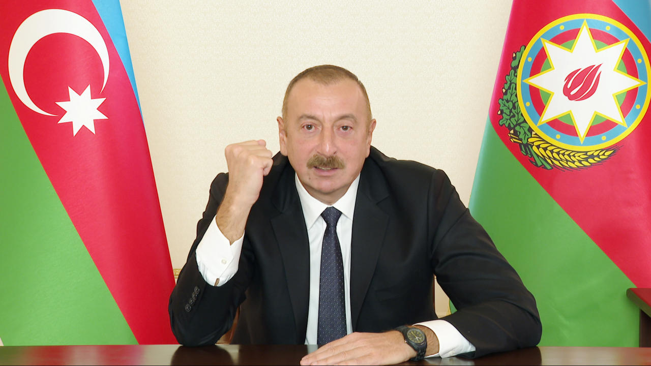 Президент Ильхам Алиев выступил с обращением к азербайджанскому народу