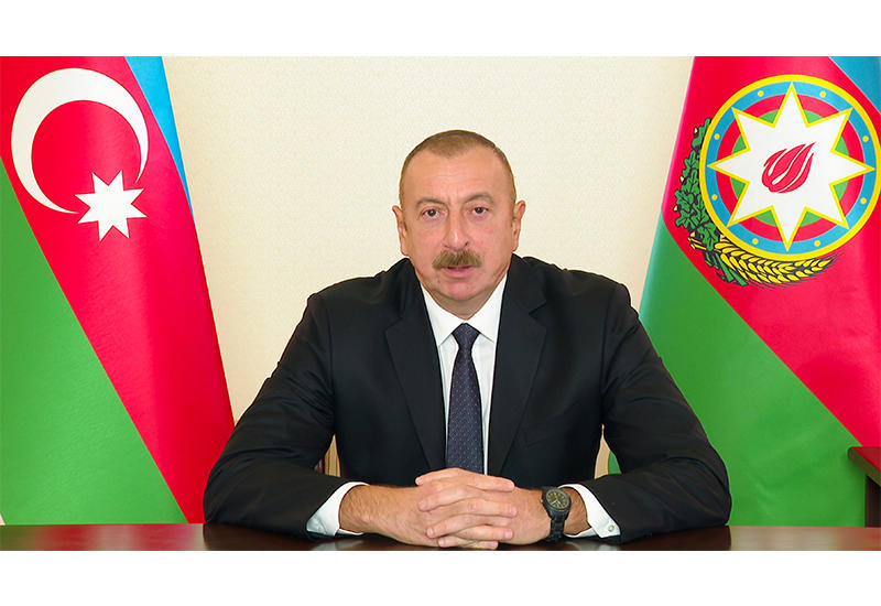 Президент Ильхам Алиев выступил с обращением к азербайджанскому народу