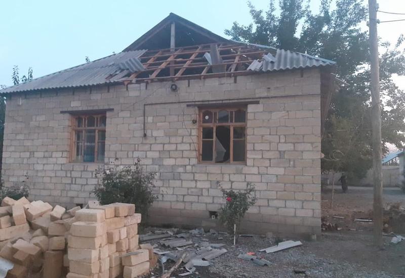 В результате армянского обстрела Барды серьезно пострадали 5 частных домов