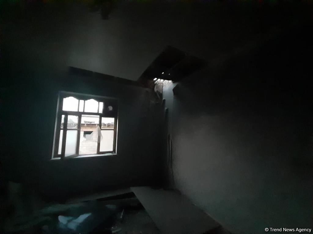В результате армянского обстрела Барды серьезно пострадали 5 частных домов