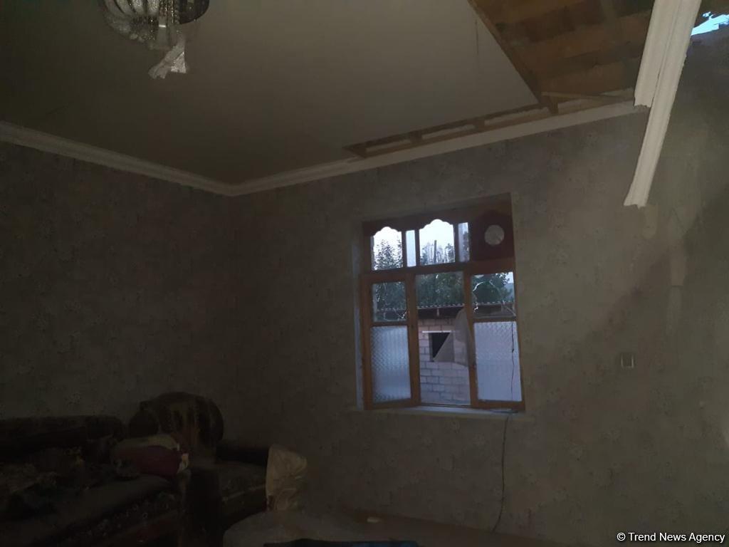 В результате армянского обстрела Барды серьезно пострадали 5 частных домов
