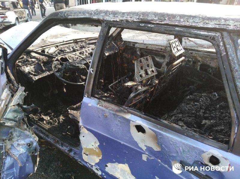 Новые кадры с места армянского ракетного обстрела в Барде