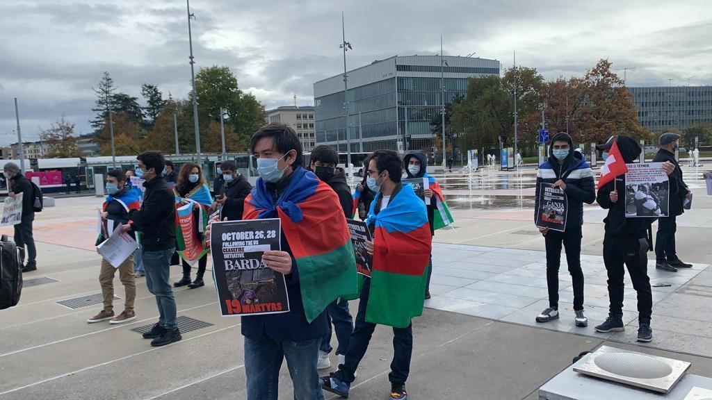 Cenevrədə Ermənistanın terrorçu hərəkətlərinə etiraz edilib