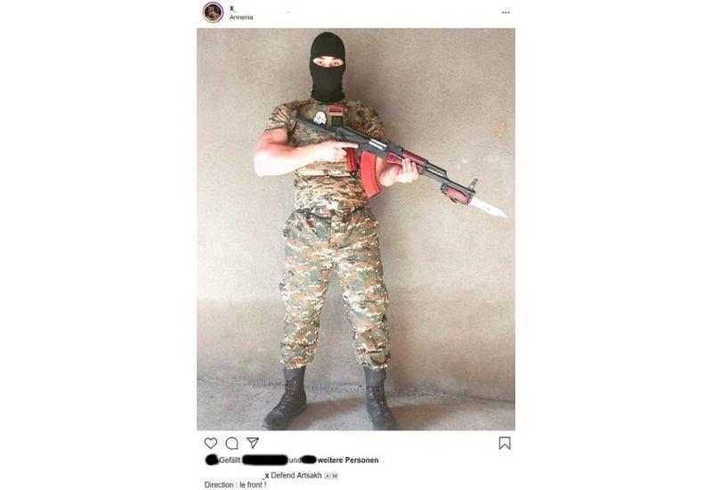 Глава правых экстремистов Франции отправился воевать в оккупированный Карабах