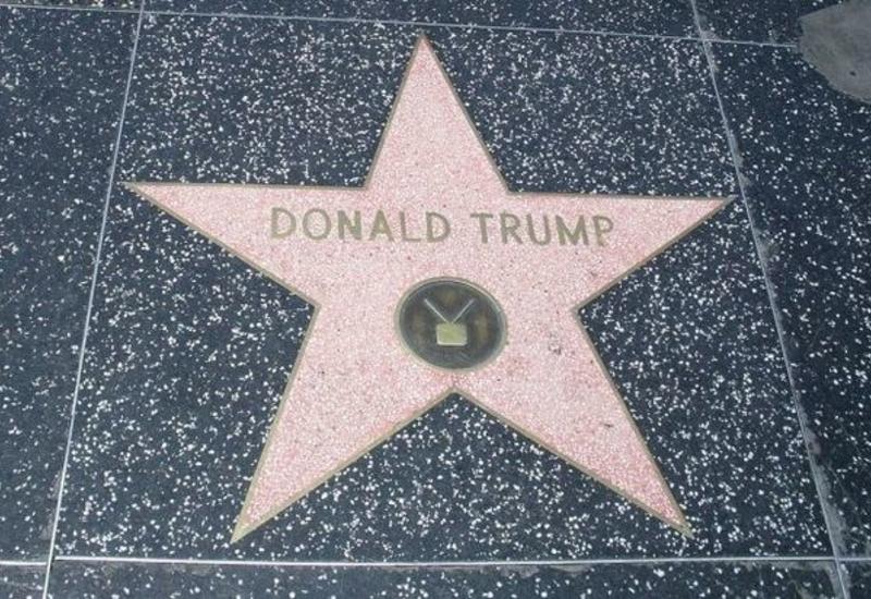 На голливудской Аллее славы разбили звезду Трампа