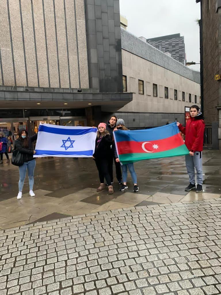 Şotlandiyada erməni terroruna qarşı etiraz aksiyası keçirilib