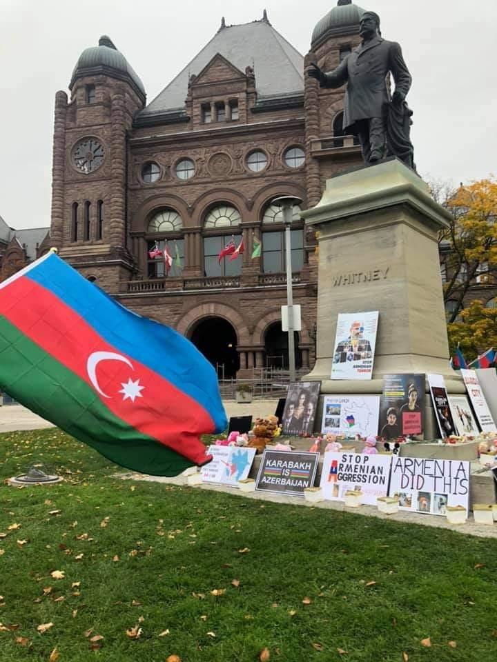 Kanadada "We All Stand With Azerbaijan!" adlı həmrəylik aksiya keçirilib