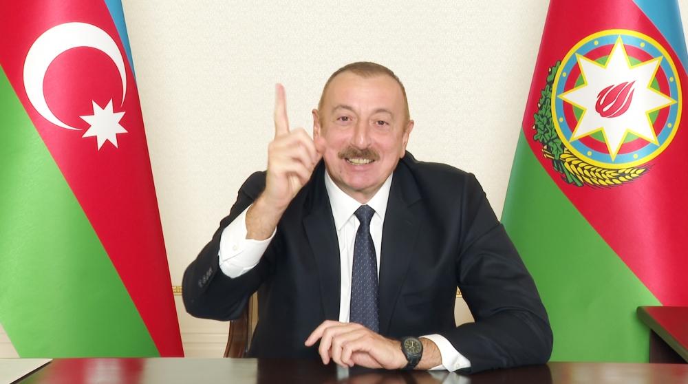 Президент Ильхам Алиев обратился к нации