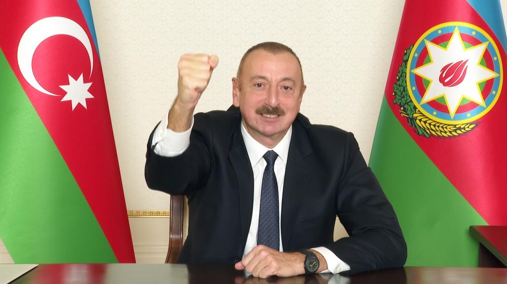 Президент Ильхам Алиев обратился к нации