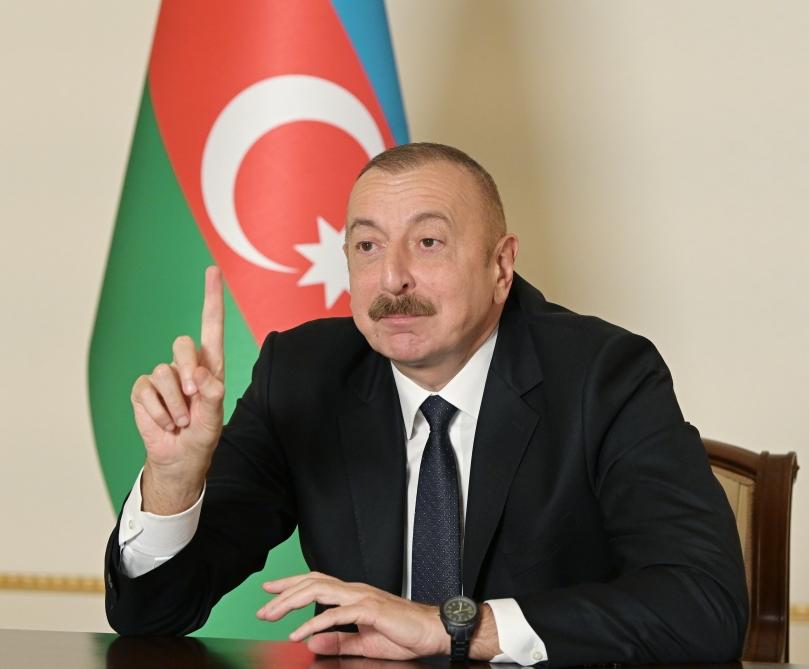 Президент Ильхам Алиев обратился к нации