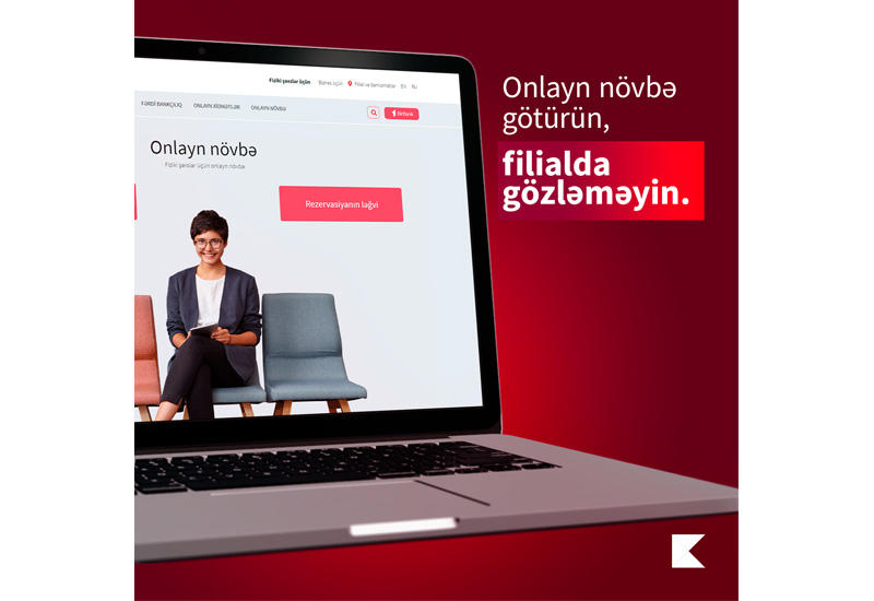 Kapital Bank предоставил услугу онлайн-очереди и для физических лиц (R)
