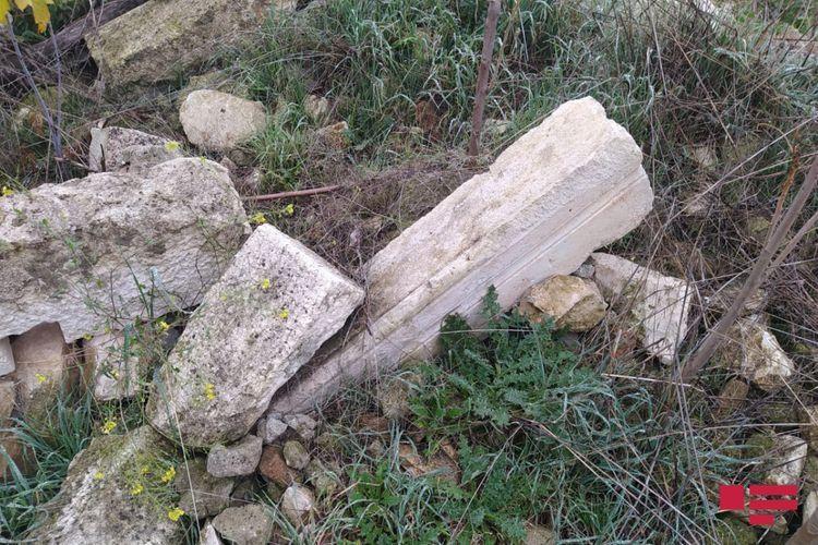 Армяне разрушили кладбище в городе Физули