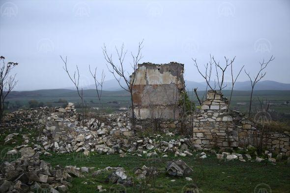 Разрушенный армянами город Физули