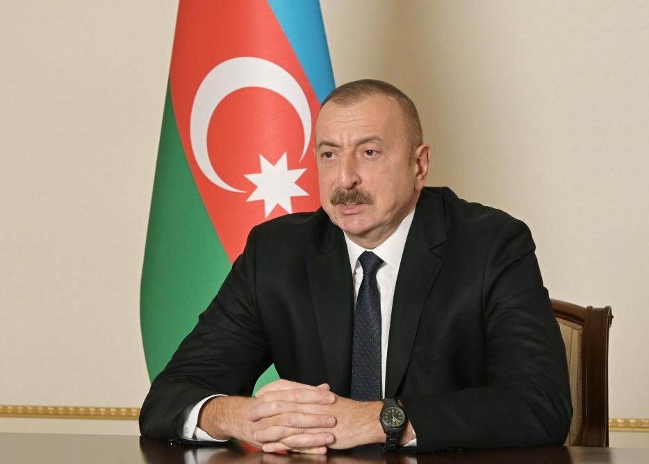 Президент Ильхам Алиев обратился к азербайджанскому народу