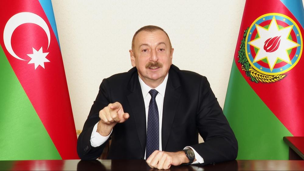 Президент Ильхам Алиев обратился к азербайджанскому народу