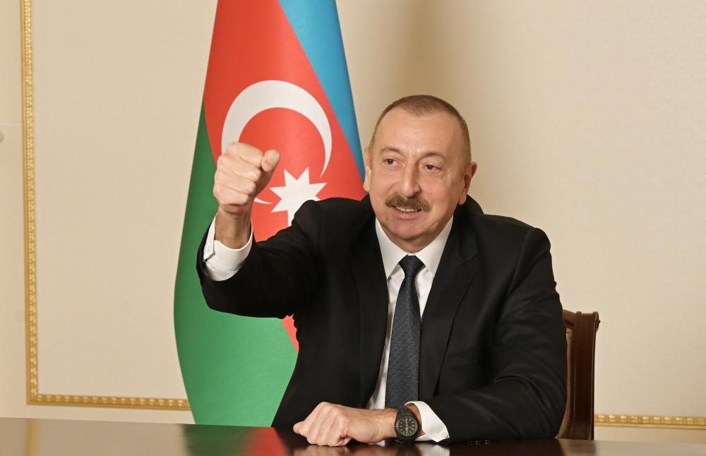 Президент Ильхам Алиев обратился к азербайджанскому народу