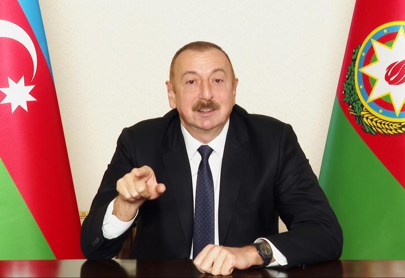 Президент Ильхам Алиев об Армении: Спусти свой флаг, сложи его, положи в карман и иди живи в составе другой страны