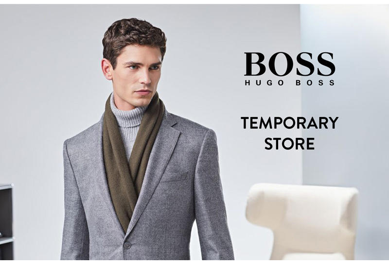 Hugo Boss открывает временный магазин (R)