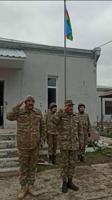 Азербайджанский флаг поднят в селе Шелли Агдамского района