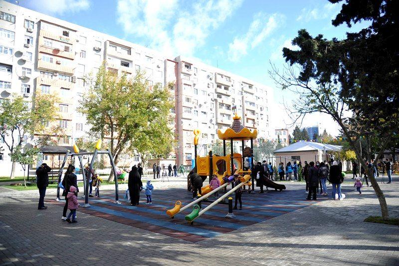 В рамках проекта «Наш двор» в Баку благоустроен очередной двор