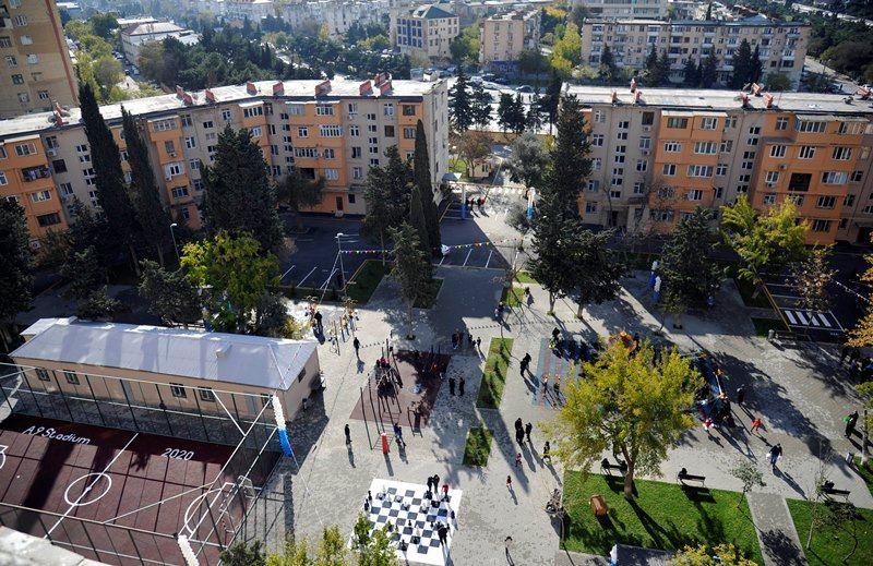 В рамках проекта «Наш двор» в Баку благоустроен очередной двор