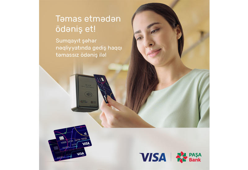 PAŞA Bank Visa və “Sumqayıt Nəqliyyat” MMC ilə tərəfdaşlıqda Sumqayıt ictimai nəqliyyatında gediş haqqının təmassız ödəniş sistemini təqdim edir