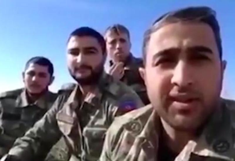 Азербайджанские военнослужащие почтили память друга-шехида песней
