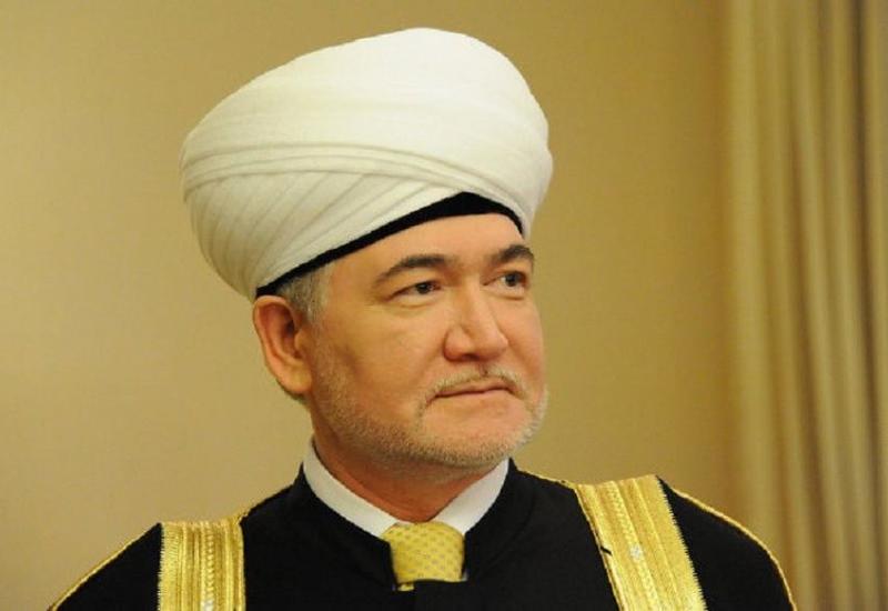 Rusiya Müsəlmanlarının Ruhani İdarəsinin və Rusiya Müftilər Şurasının sədri Prezident İlham Əliyevi təbrik edib