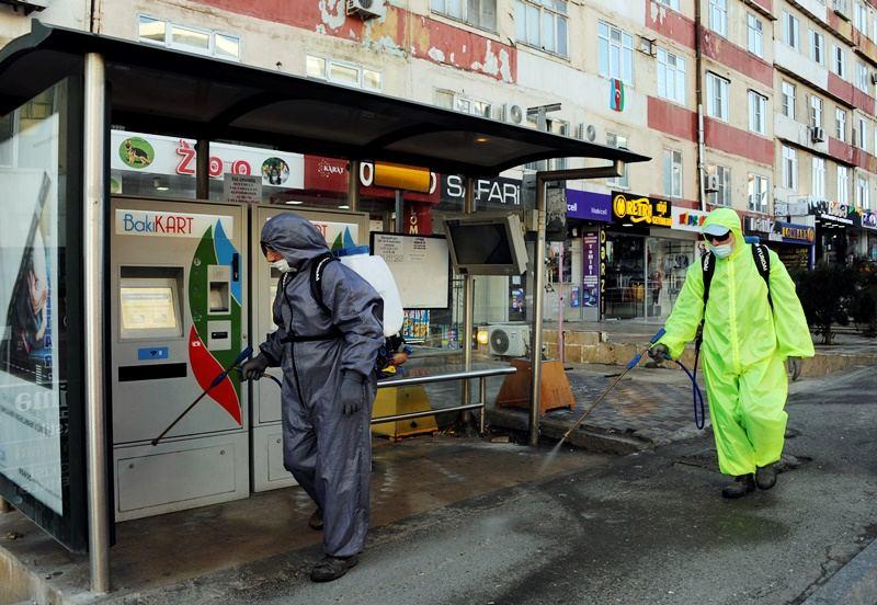 В Баку продезинфицировано 550 улиц